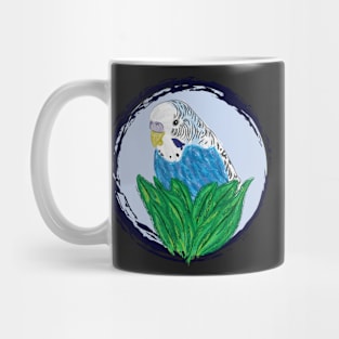 Nice Artwork showing a Blue Budgie VII Mug